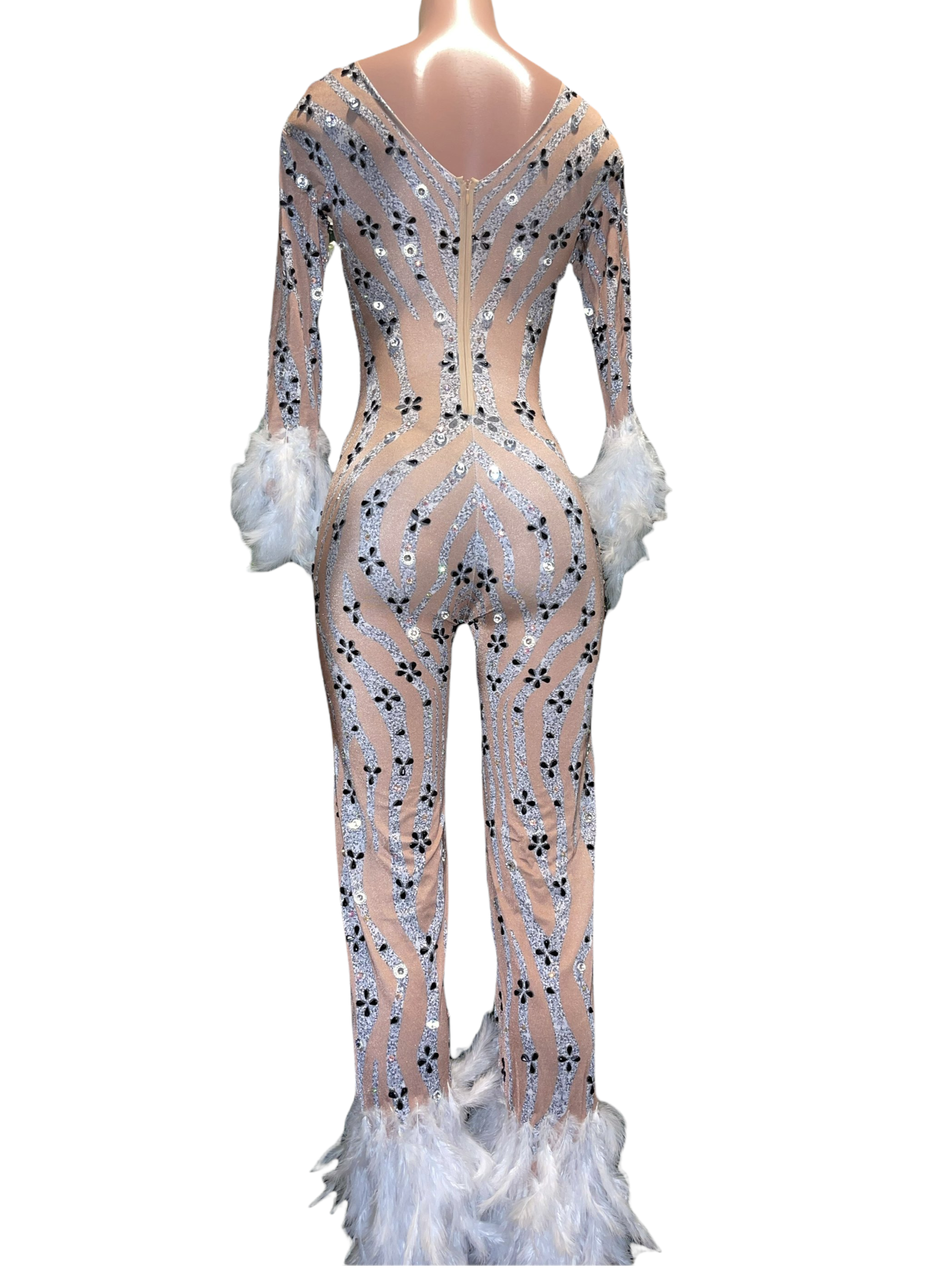 AINT PLAYING GAMES EMBELLISHED BODYSUIT